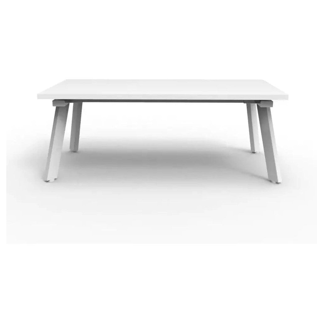 Eternity Coffee Table 1200x600 White White Powdercoat