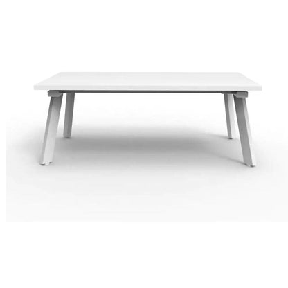 Eternity Coffee Table 1200x600 White White Powdercoat