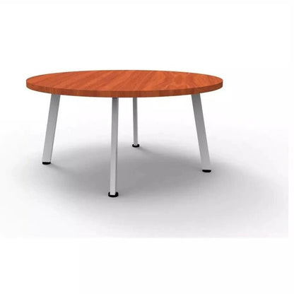 Eternity Coffee Table 600 Round Cherry White Powdercoat
