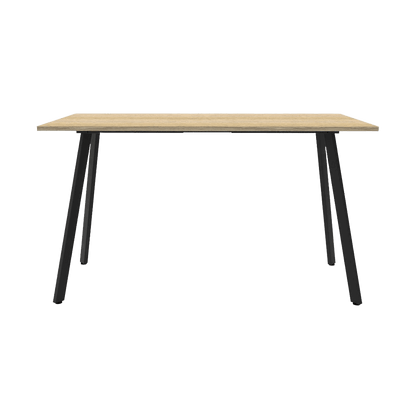 Eternity High Bar Leaner 1500x750 Natural Oak Black Powdercoat