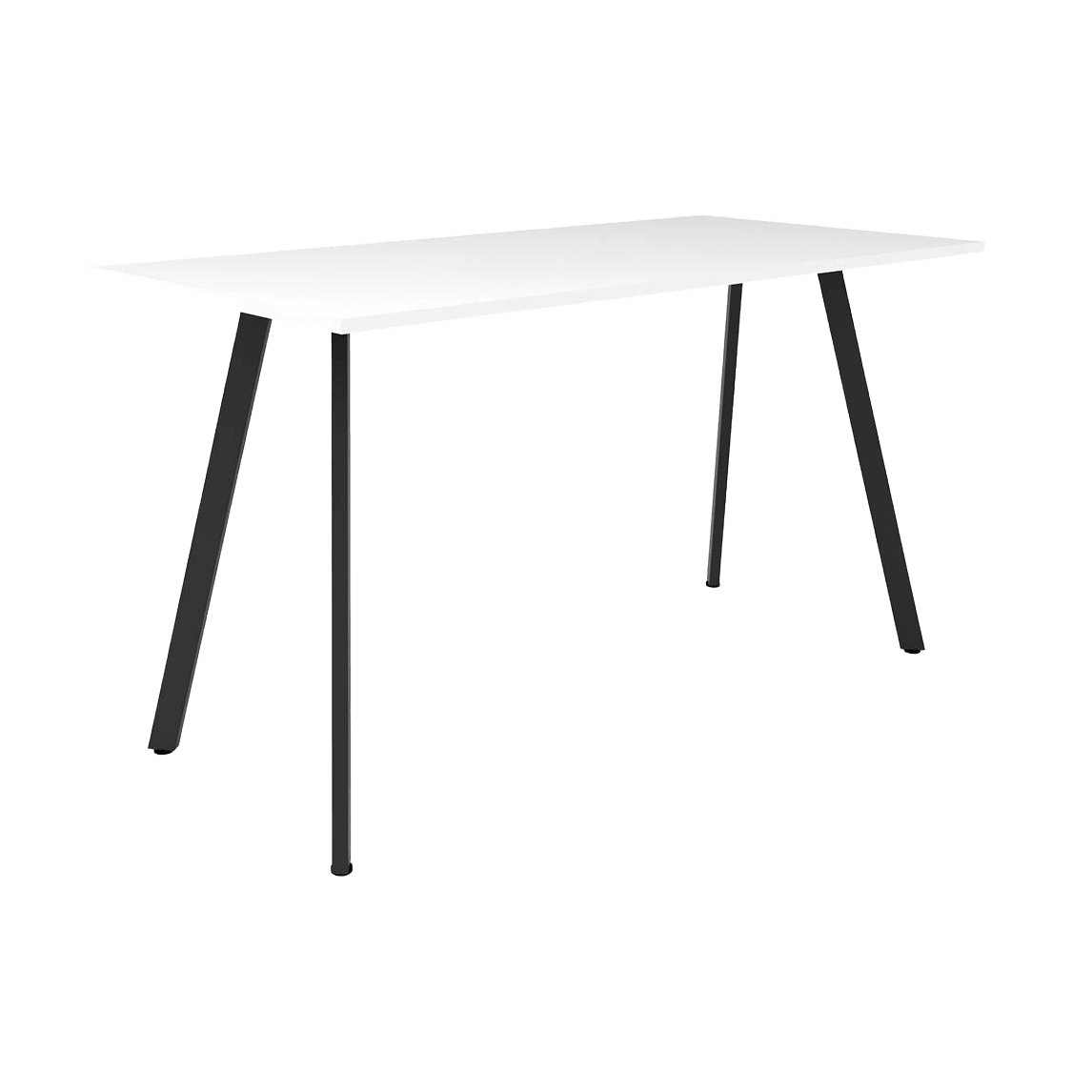 Eternity High Bar Leaner 1500x750 White Black Powdercoat