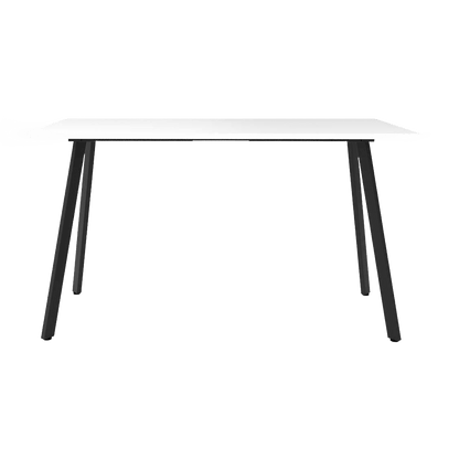 Eternity High Bar Leaner 1500x750 White Black Powdercoat