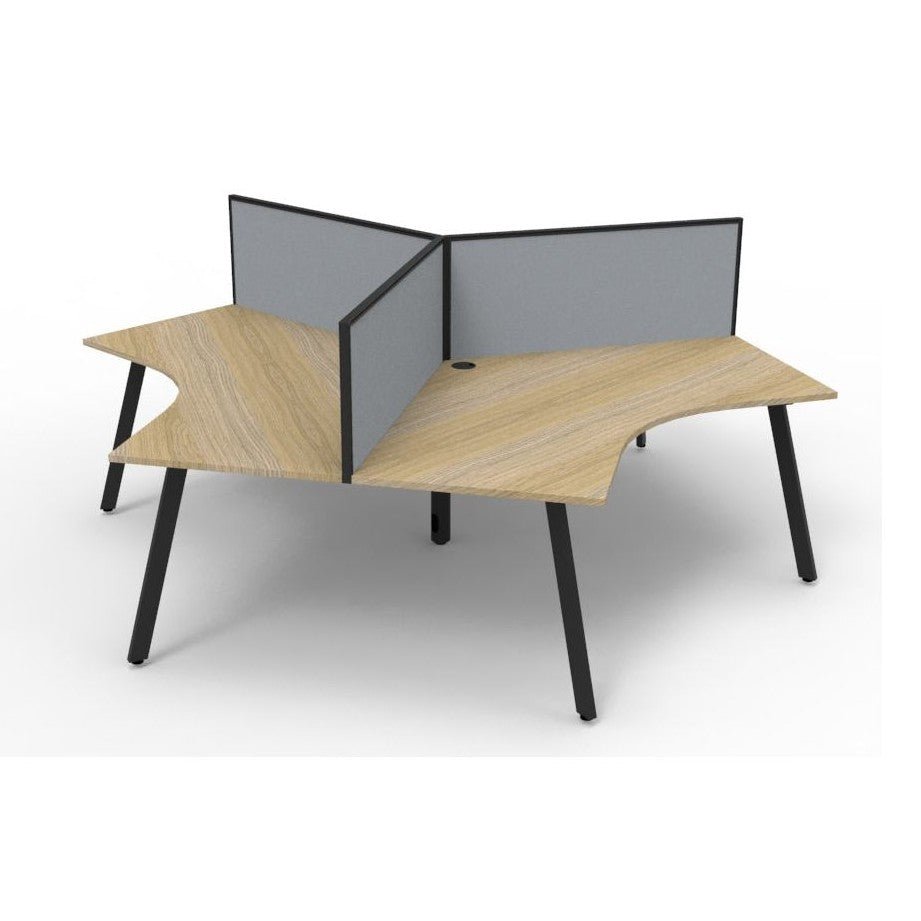 Eternity Leg 120 Degree Workstations - 8