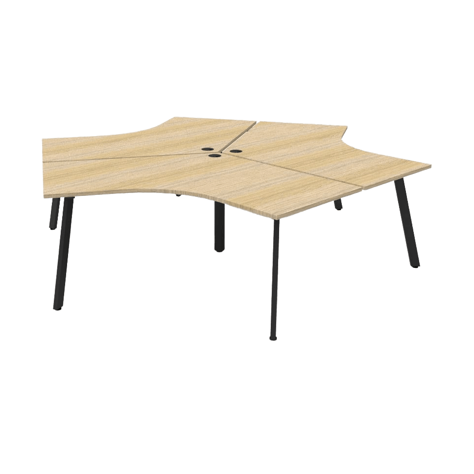 Eternity Leg 120 Degree Workstations - 2