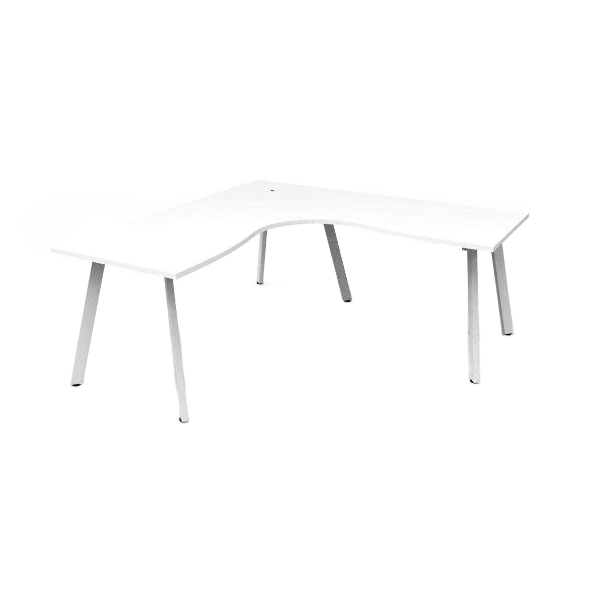 Eternity Single Corner Workstation 10 - Office Furniture Company