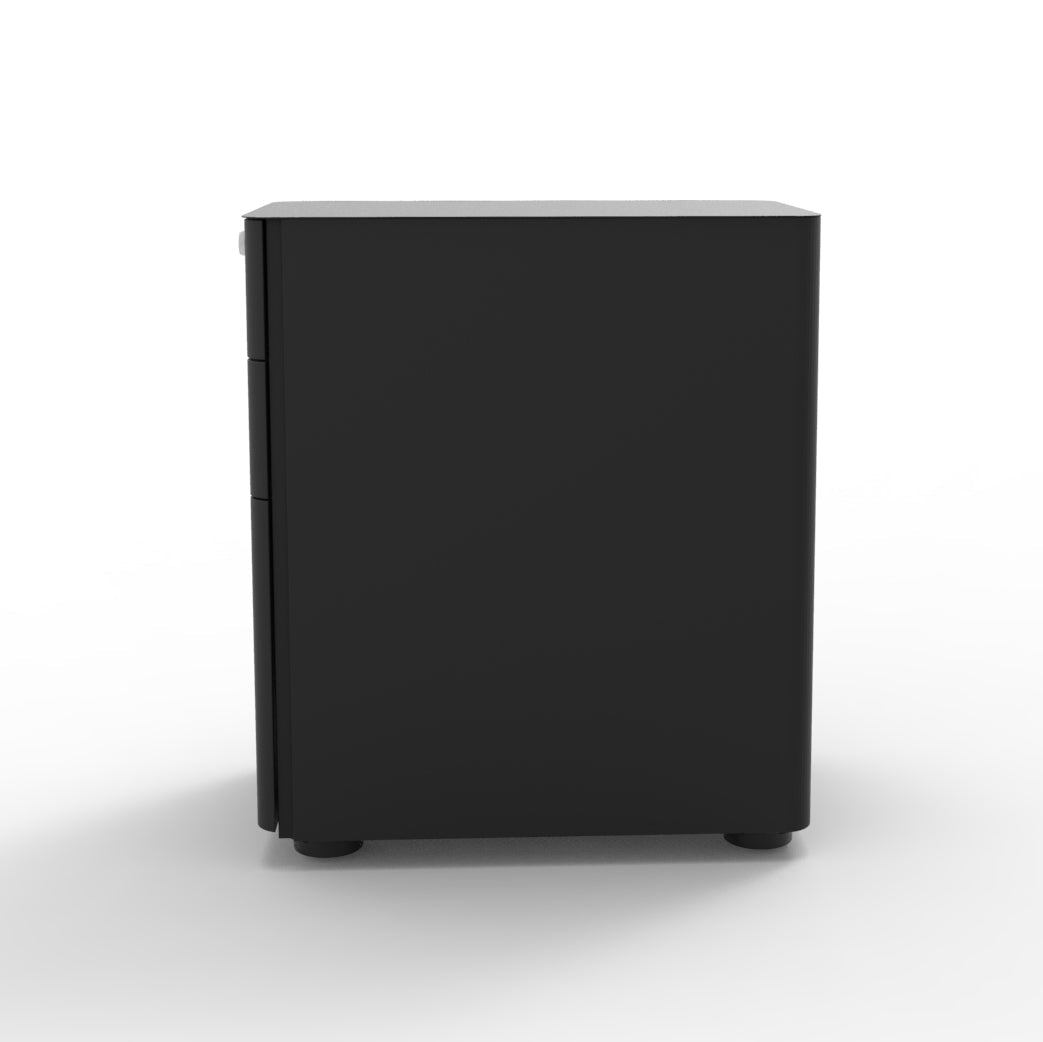 Eternity Slimline Mobile Pedestal Black