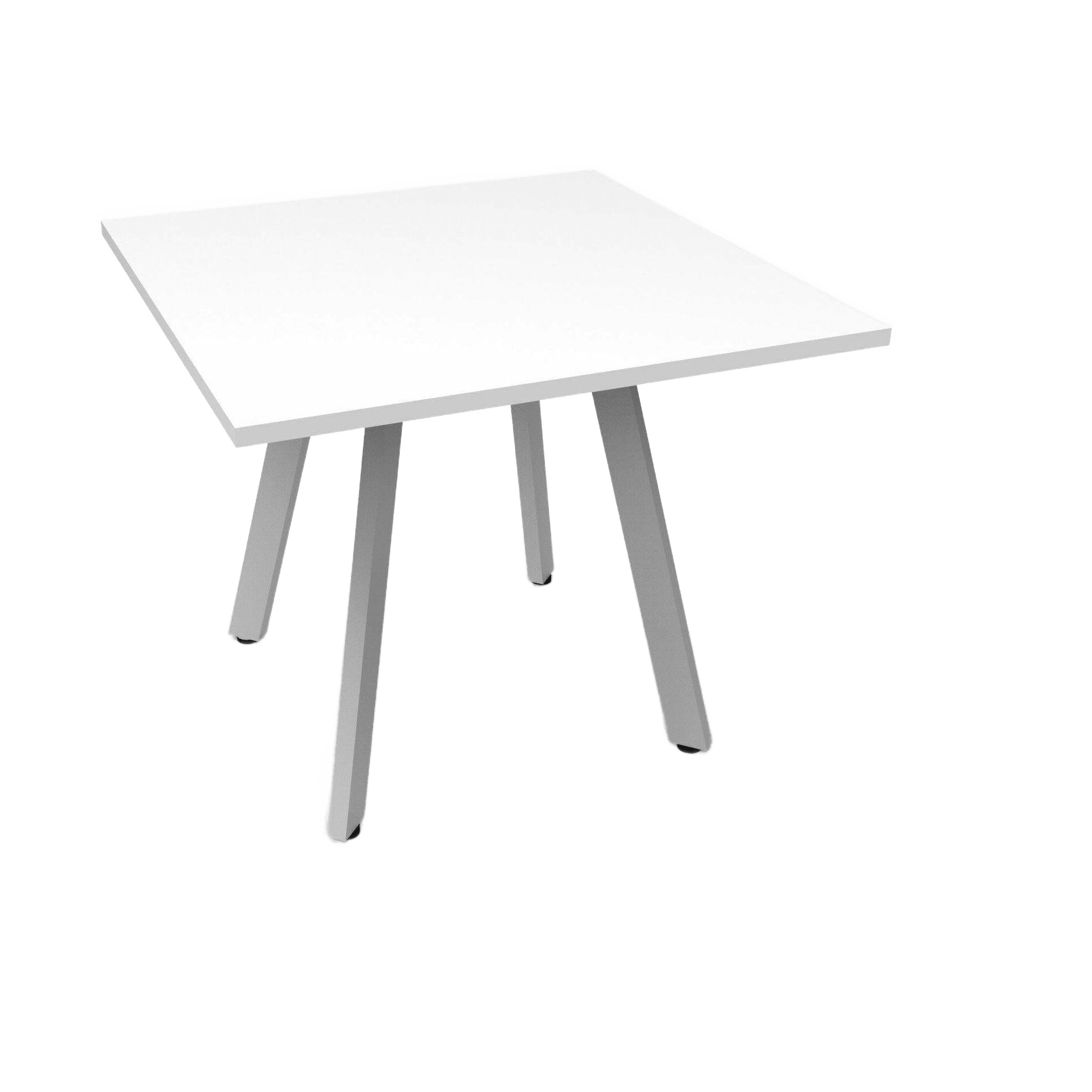 Eternity Small Meeting Table 1200 Round / White / White Powdercoat