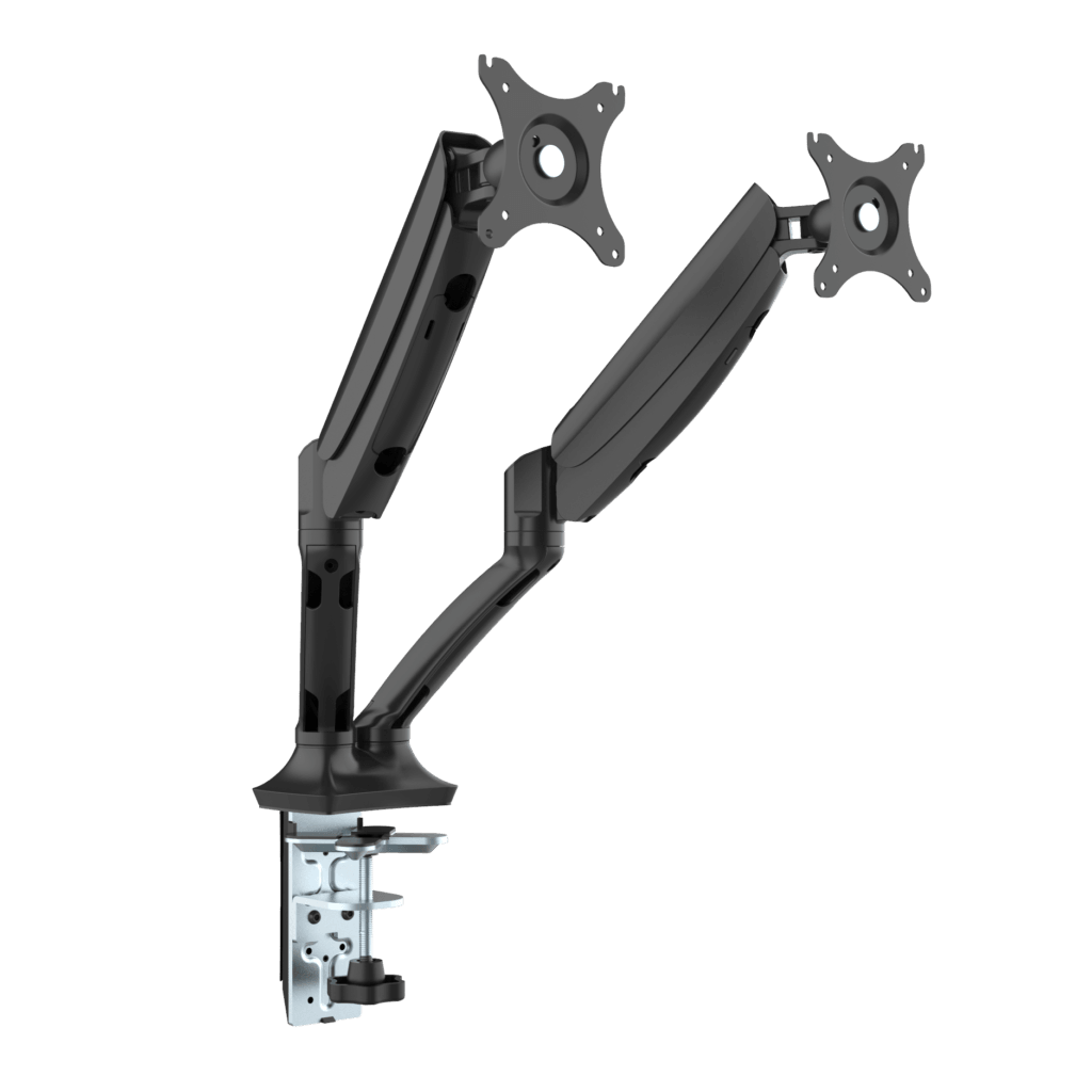 Executive Gas Spring Dual Monitor Arm - Office Furniture Company 