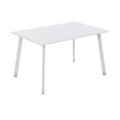 Flare Bar Leaner 1200 X 750 White Arctic White - Office Furniture Company