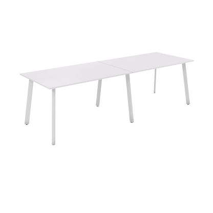 Flare Bar Leaner 1800 X 1200 White Arctic White - Office Furniture Company