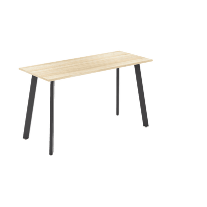 Flare Bar Leaner 1800 X 750 Black Arctic White - Office Furniture Company