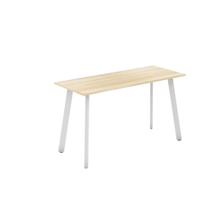 Flare Bar Leaner 1800 X 750 Black Arctic White - Office Furniture Company