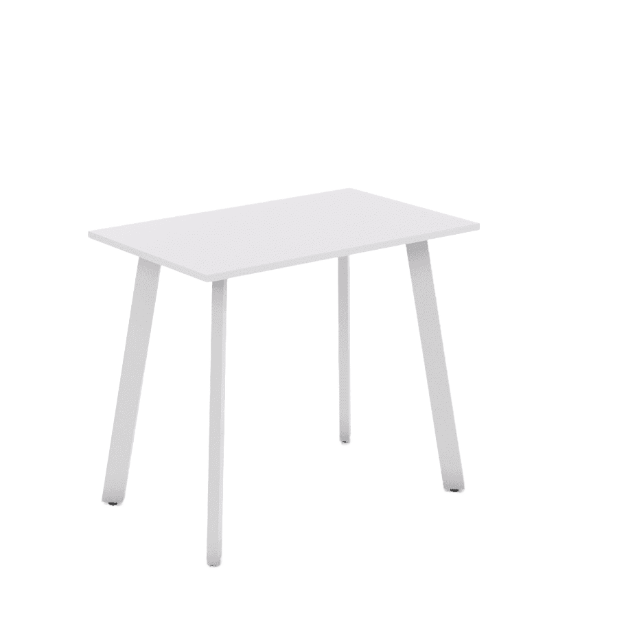 Flare Bar Leaner 1800 X 750 White Arctic White - Office Furniture Company