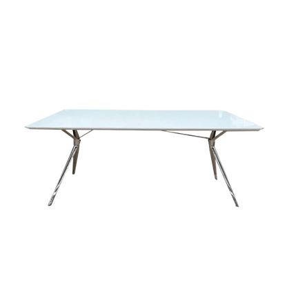 Forza Executive Office Desk Walnut Timber Laminate - Office Furniture Company