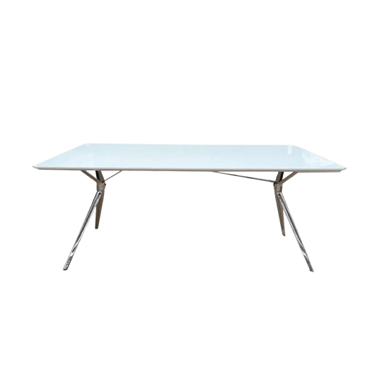 Forza Executive Office Desk Walnut Timber Laminate - Office Furniture Company