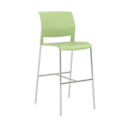 Game Office Bar Stool Moulded Plastic Pistachio - Office Furniture Company