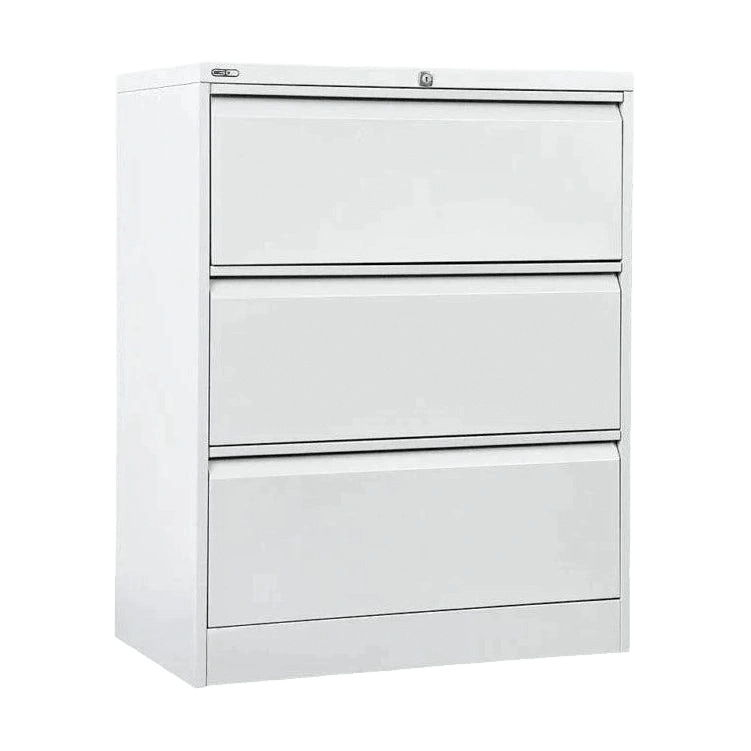 Go Lateral Filing Cabinet 3 Drawer 1016 H White - Office Furniture Company