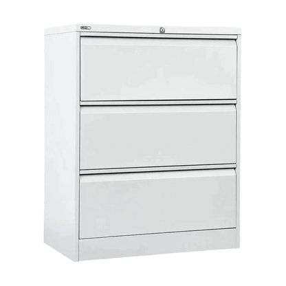 Go Lateral Filing Cabinet 3 Drawer 1016 H White - Office Furniture Company