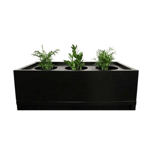 Go Planter Box 900mmW X 473mmD Black - Office Furniture Company