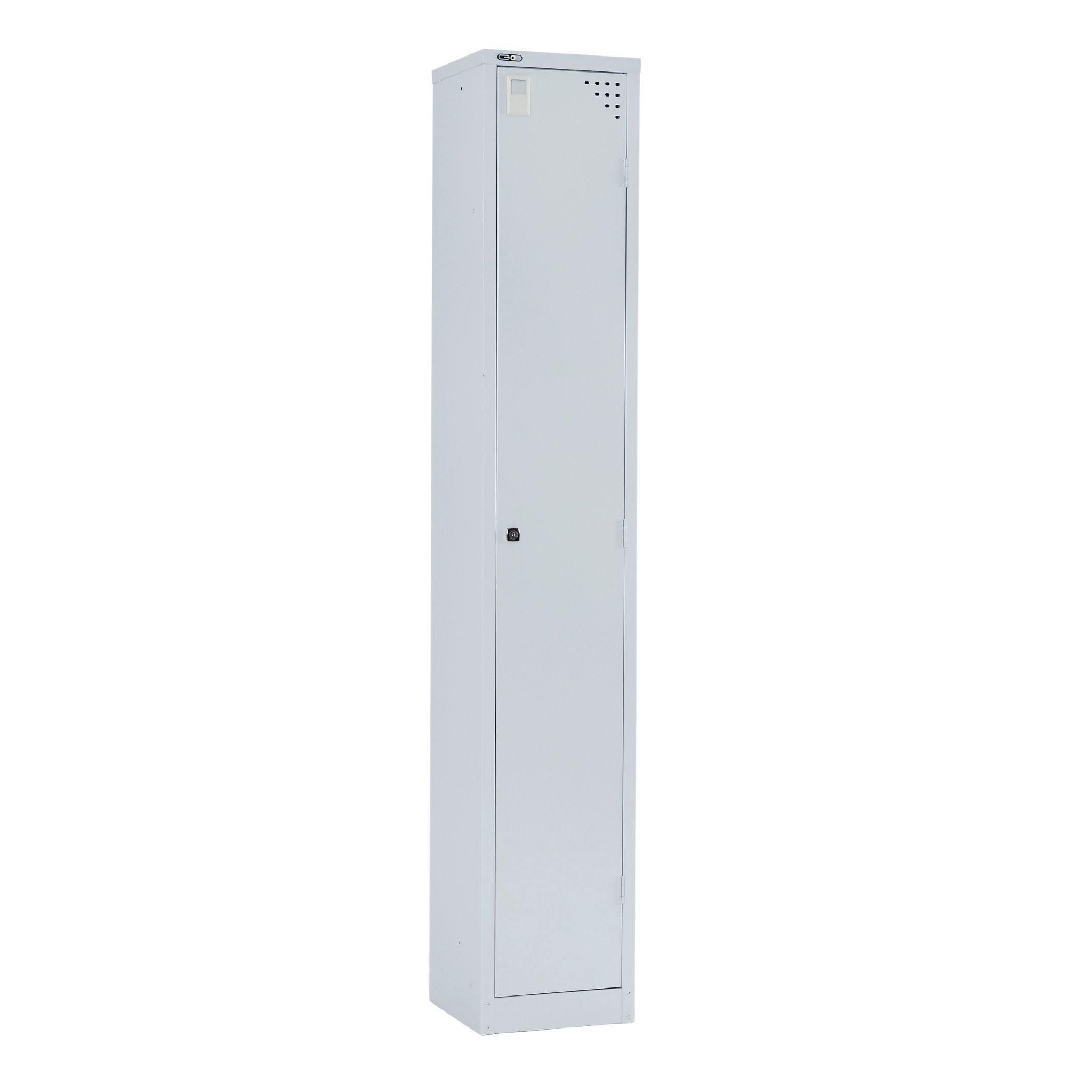 Go Single Door Steel Locker in Silver Grey – Office Furniture Company