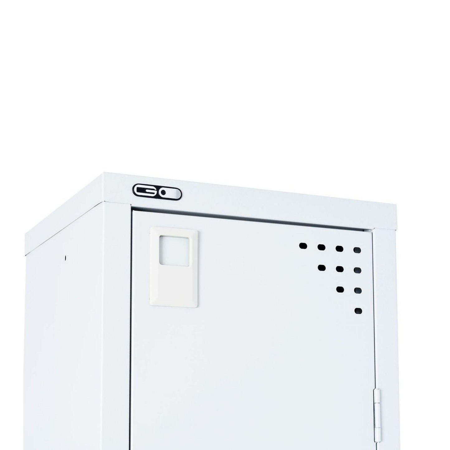 Go Single Door Steel Locker in White - Office Furniture Company 