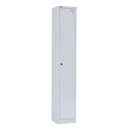 Go Single Door Steel Locker in White - Office Furniture Company 