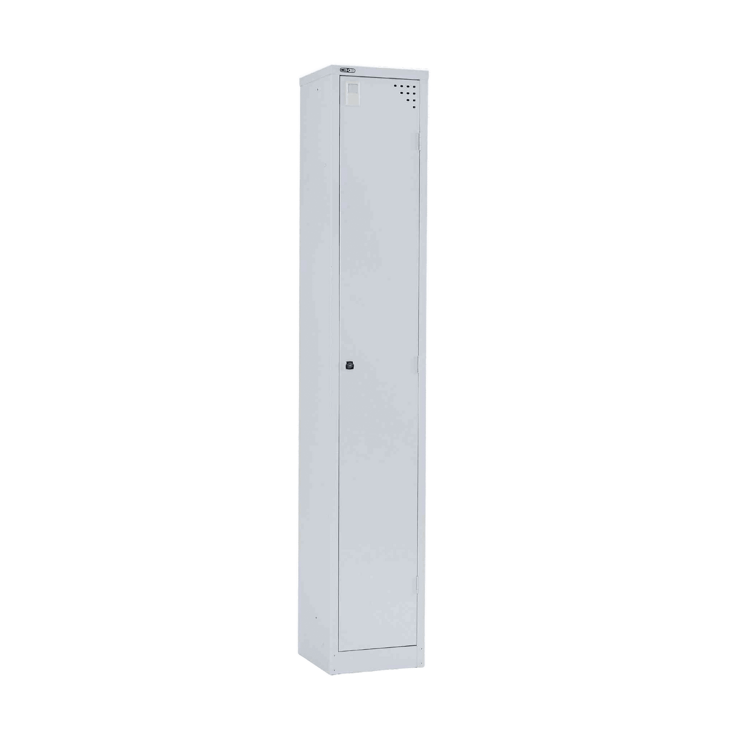 Go Single Door Steel Locker in White