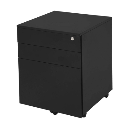 Go Steel Mobile Pedestal Black - Office Furniture Company
