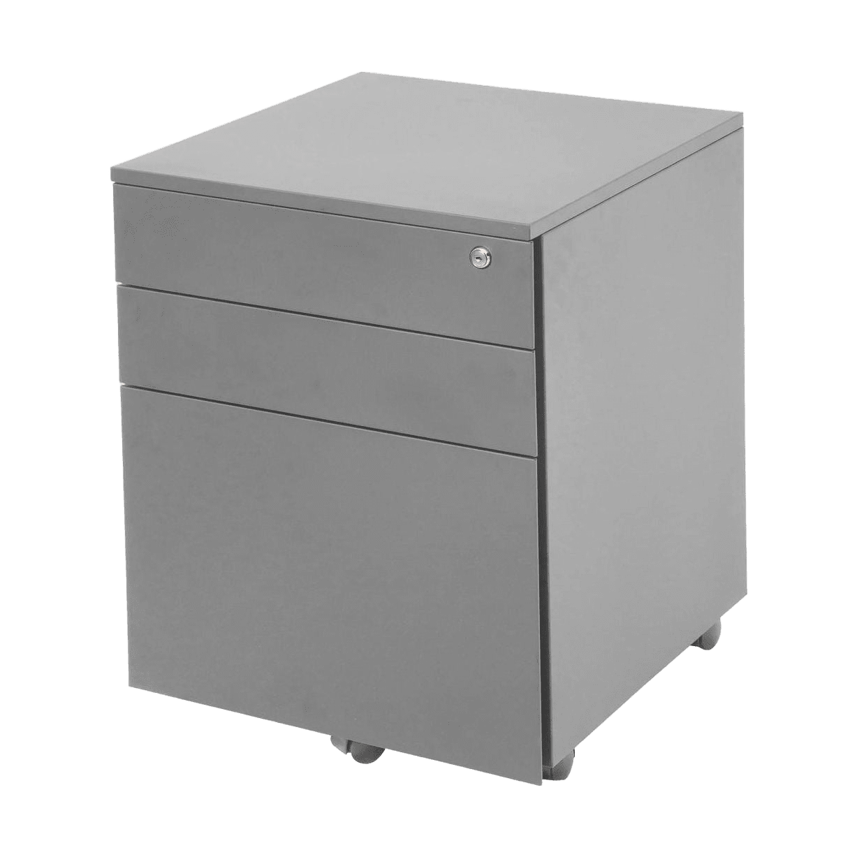 Go Steel Mobile Pedestal Silver - Office Furniture Company