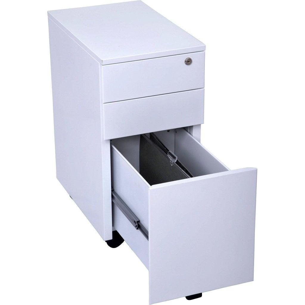 Go Steel Slimline Mobile Pedestal - Office Furniture Company 