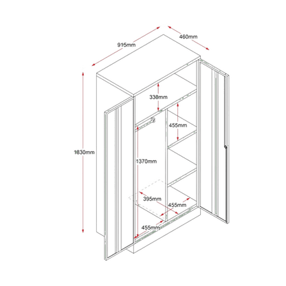 Go Steel Wardrobe Unit