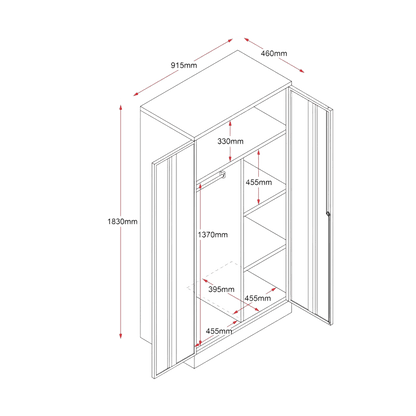 Go Steel Wardrobe Unit - Office Furniture Company