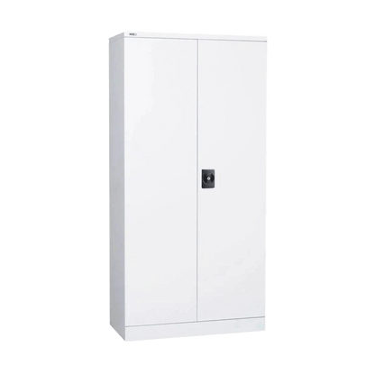 Go Swing Door Cupboard 1830 mm ( 3 Shelves ) White Satin - Office Furniture Company
