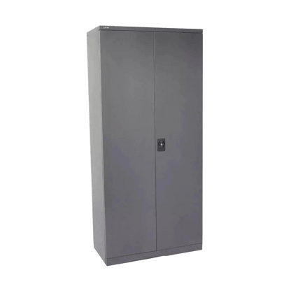 Go Swing Door Cupboard 1981 mm ( 4 Shelves ) Graphite Ripple - Office Furniture Company