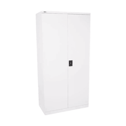 Go Swing Door Cupboard 1015h (2 Shelves) White Metal