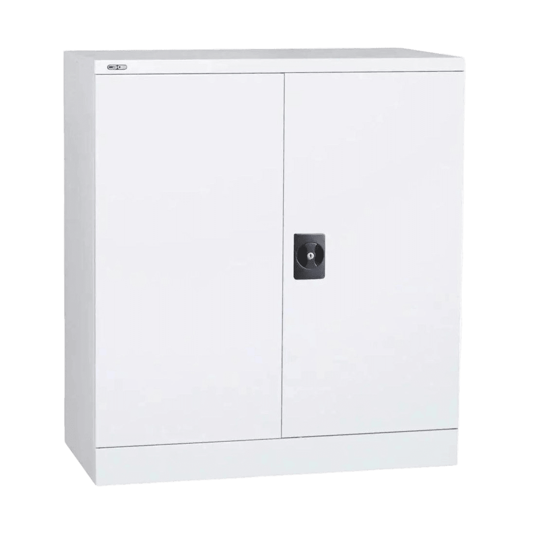 Go Swing Door Cupboard 1015h (2 Shelves) White Metal