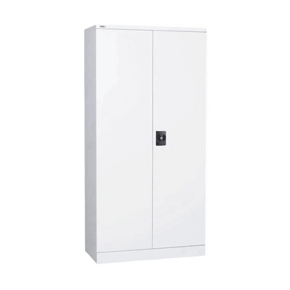 Go Swing Door Cupboard 1015h (2 Shelves) White Metal