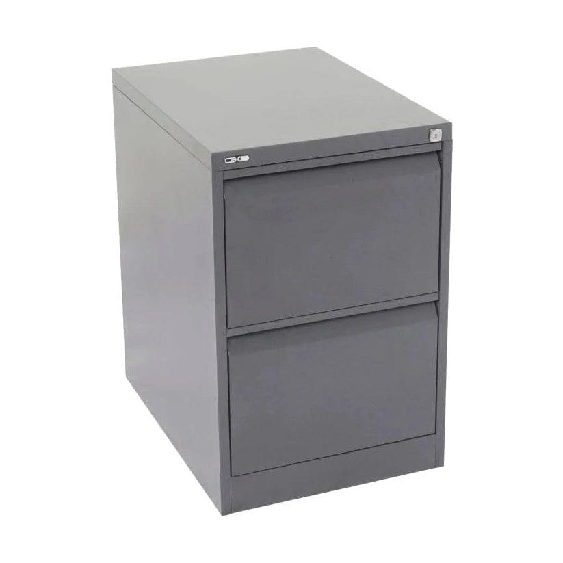 Go Vertical Filing Cabinet 705h (2 Drawer) Graphite Ripple