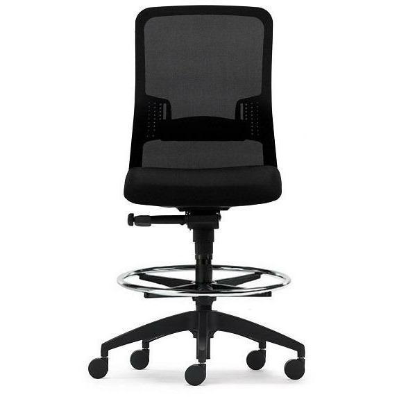 Graphite Ergonomic Drafting Chair - Office Furniture Company 