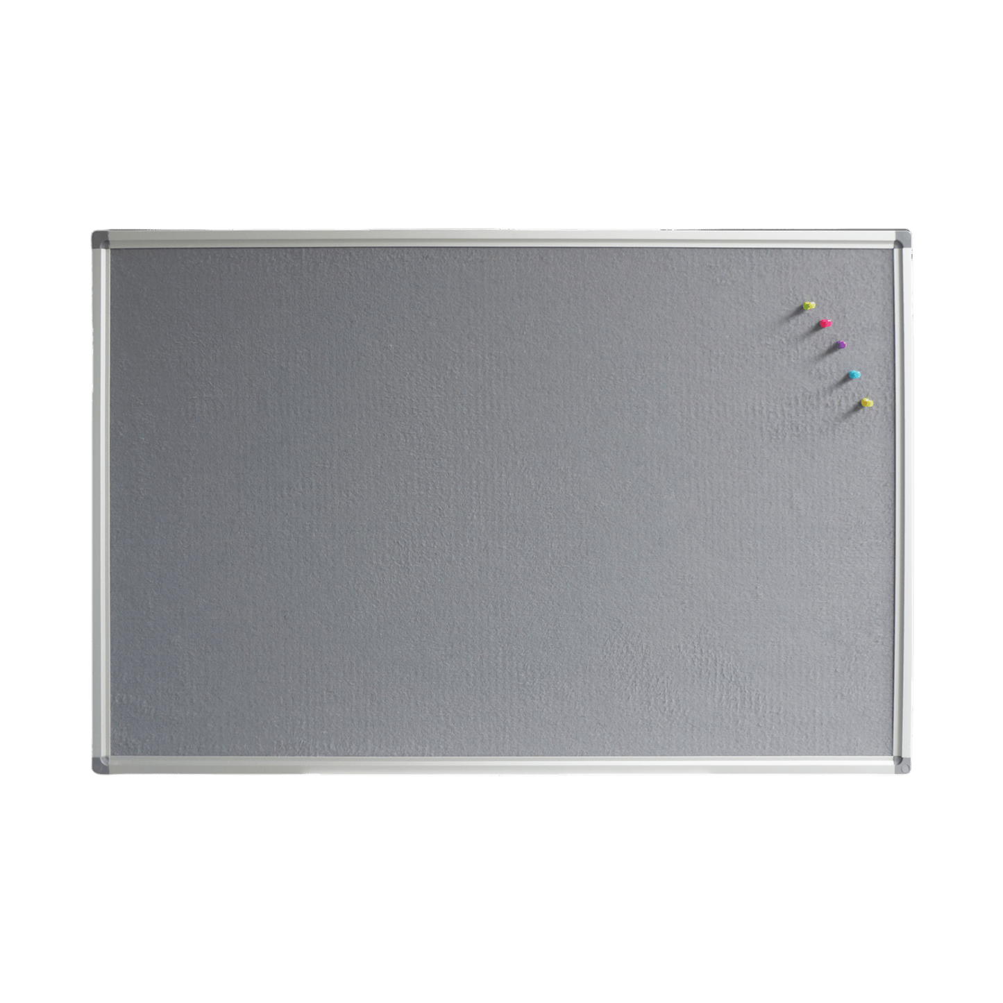 Grey Wall Mounted Pinboard 900w x 600h
