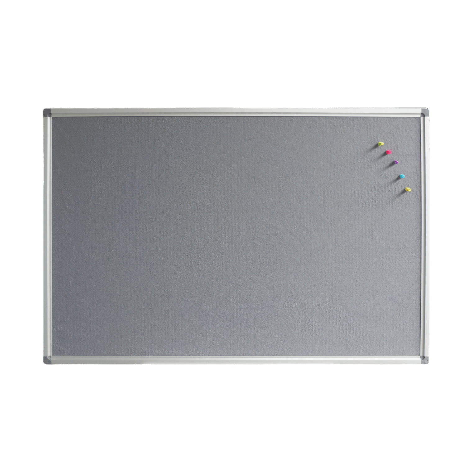 Grey Wall Mounted Pinboard 900w x 600h