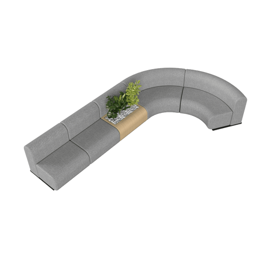 Grove Modular Sofa - Configuration 3 Grey Ash (Grove)