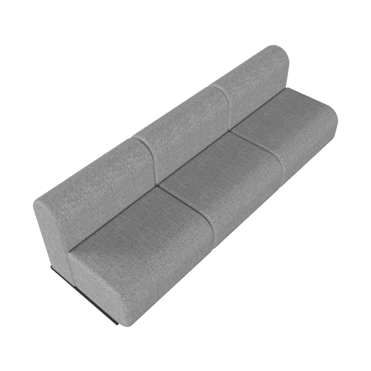 Grove Modular Sofa - Configuration 6 Ash Grey - Office Furniture Company