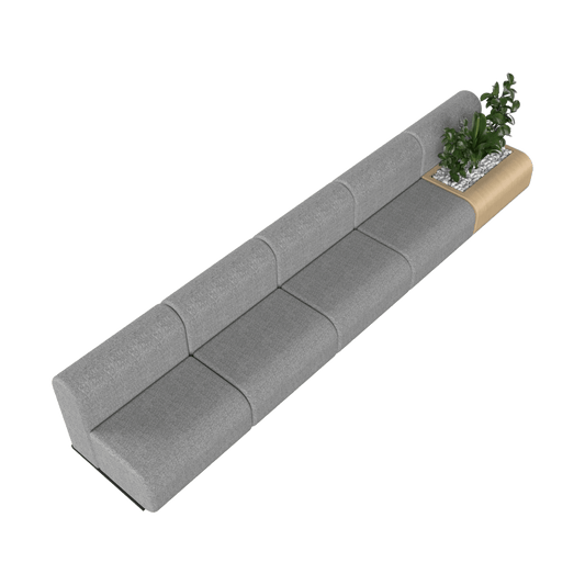 Grove Modular Sofa - Configuration 8 Grey Ash (Grove)