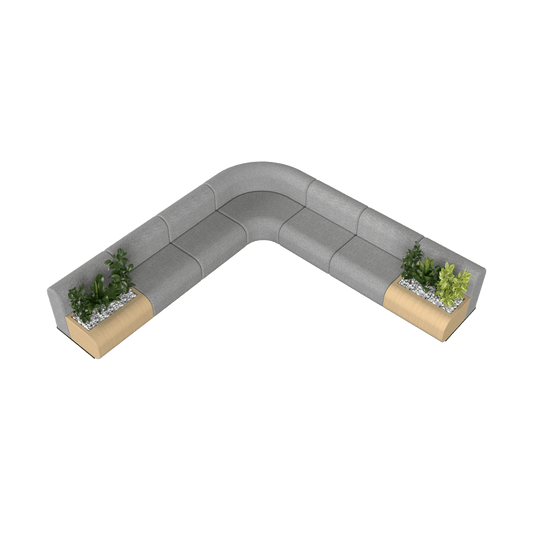 Grove Modular Sofa - Configuration 9 Grey Ash (Grove)