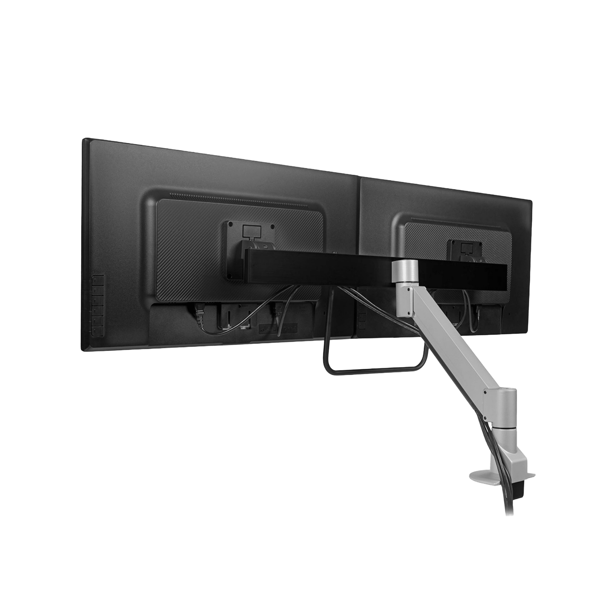 HAT 7000 Dual Crossbar Monitor Arm White