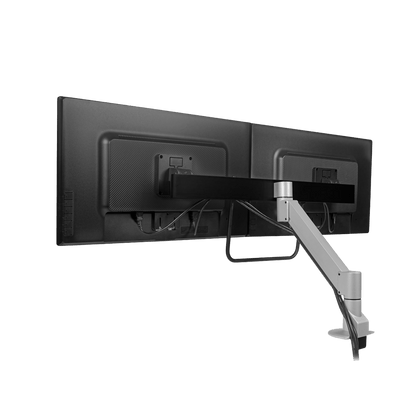 HAT 7000 Dual Crossbar Monitor Arm White
