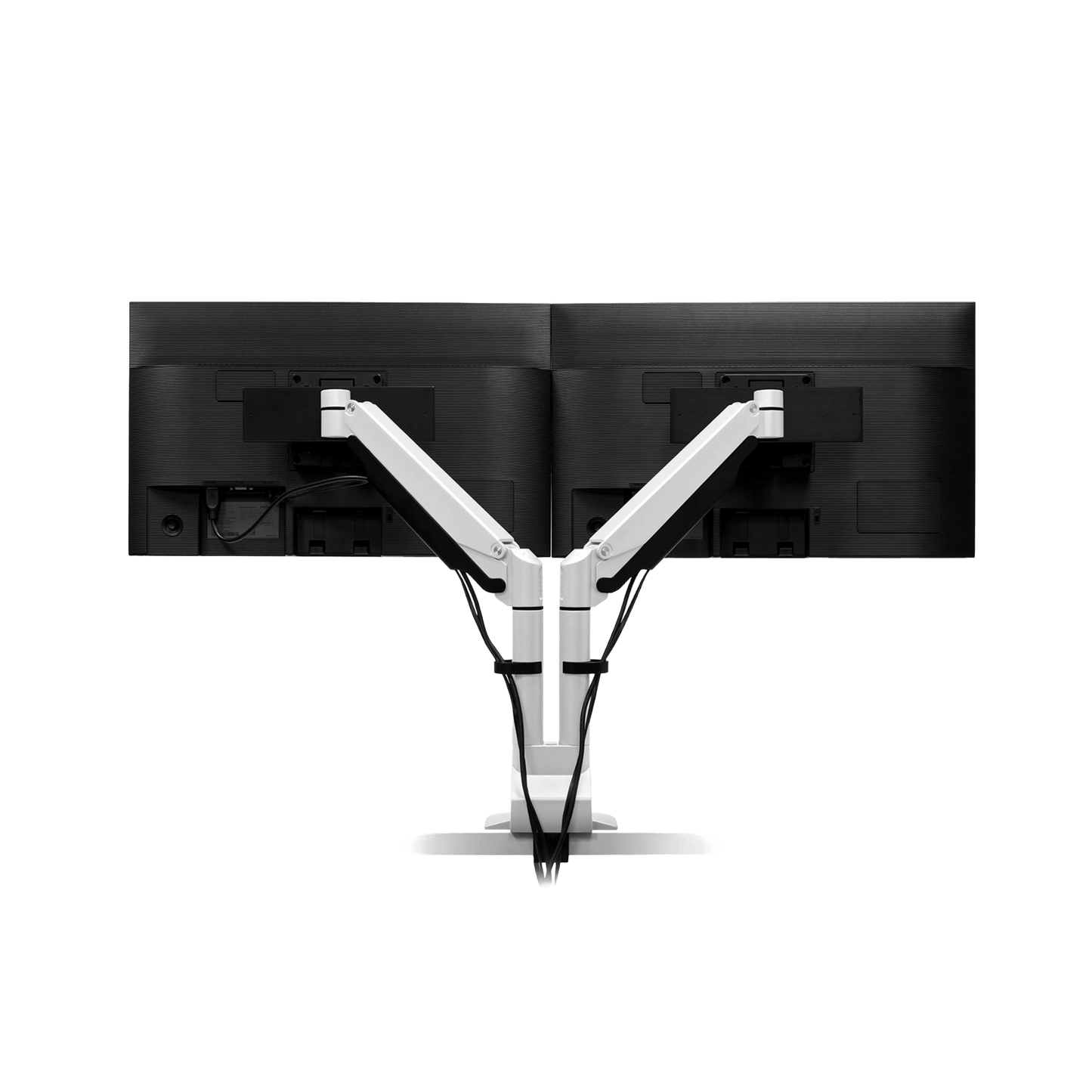 HAT E2 Dual Monitor Arm White