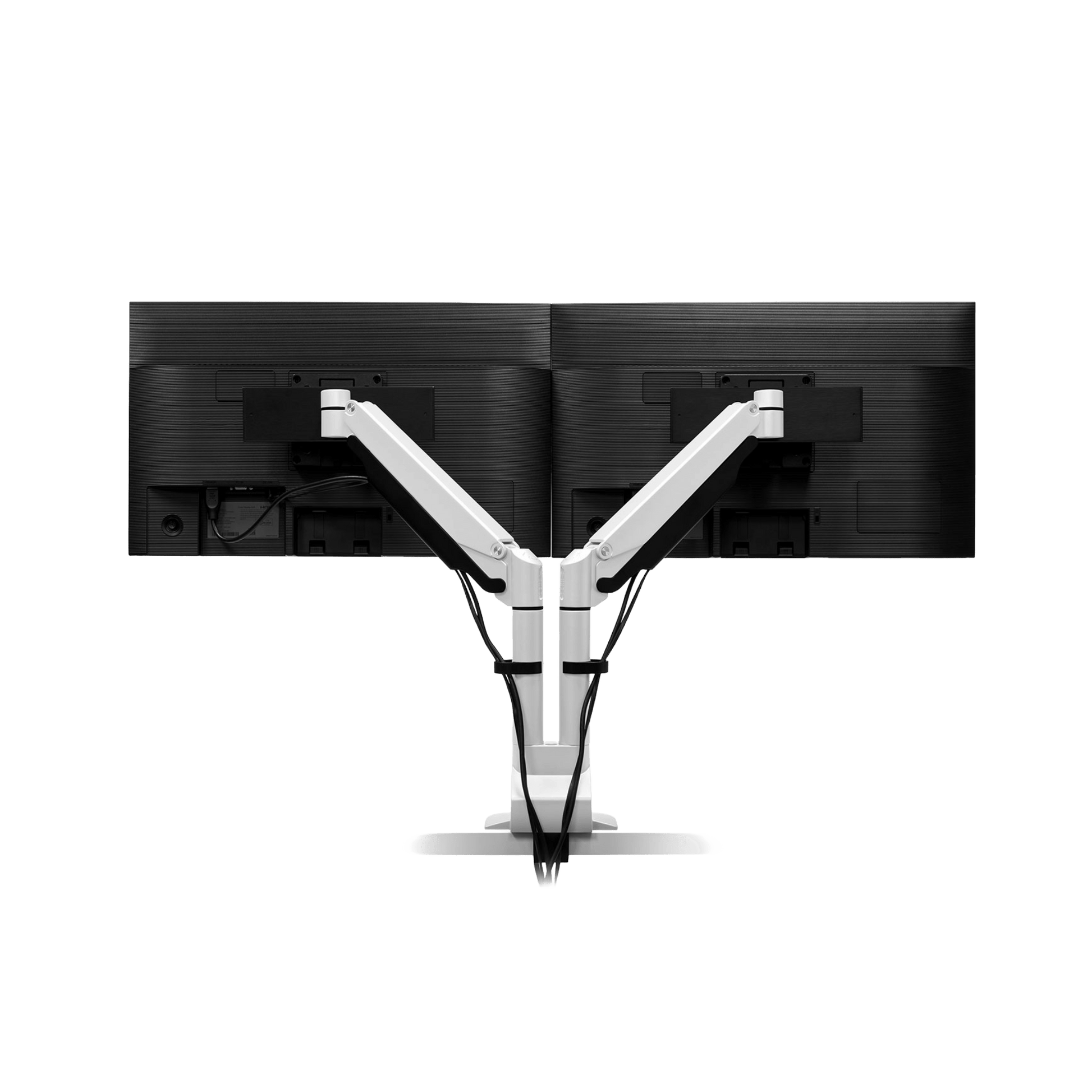 HAT E2 Dual Monitor Arm White