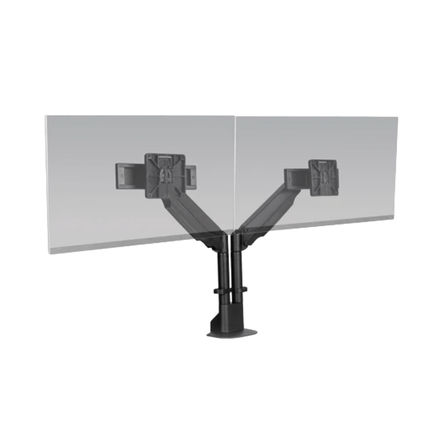 HAT E2 Dual Monitor Arm Black